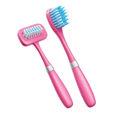Pink Toothbrush sticker