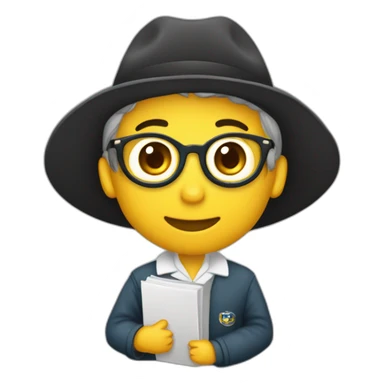 La rectora de la Universidad autónoma de querétaro, con la mascota de la biblioteca infantil universitaria de querétaro sticker