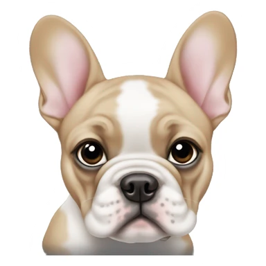French bulldog puppy sticker