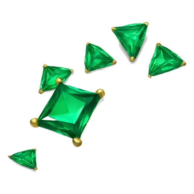 crown emerald color   sticker