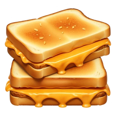 A grilled cheese. sticker