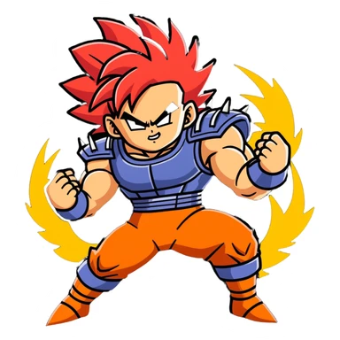 Yarin legendary super sayain God sticker