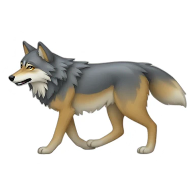Wolf_iran_contry sticker