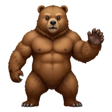 Grizzly bear sticker