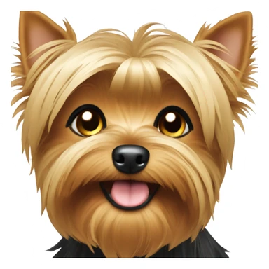 Cute yorkie dog sticker