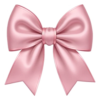 soft pibk bow sticker