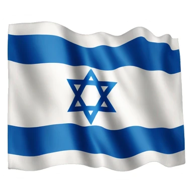 Israel flag with an x sticker