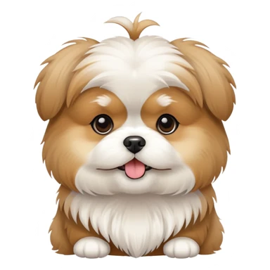 Pomeranian Shih Tzu mix sticker