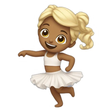 Dancing bady sticker