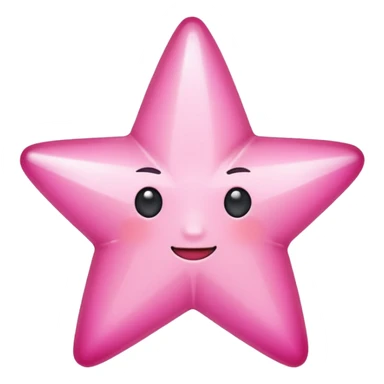 pink star emoji sticker
