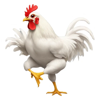 Chicken Breakdance sticker