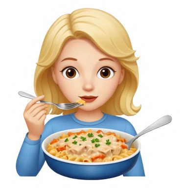 white girl tuna caserole sticker