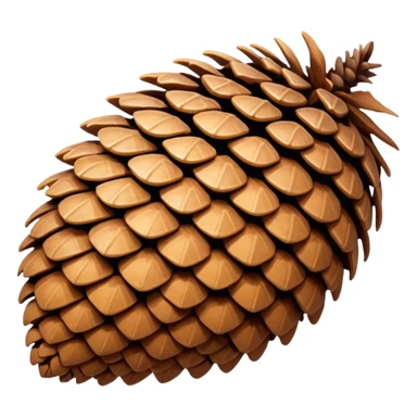pine cone sticker