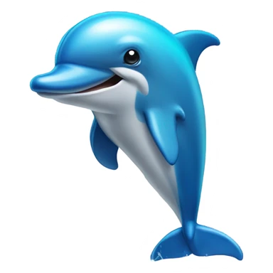 Leaky dolphin sticker