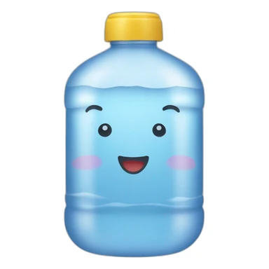 plastic water bottle sticker