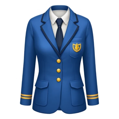 academia uniform female sticker