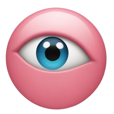 À tes heart with an eye sticker