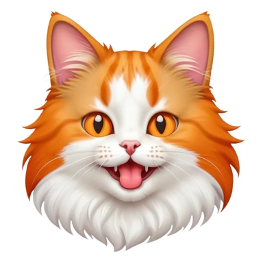 Cat with tongue out  sticker
