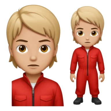 Tokyo in the Money Heist TV show sticker