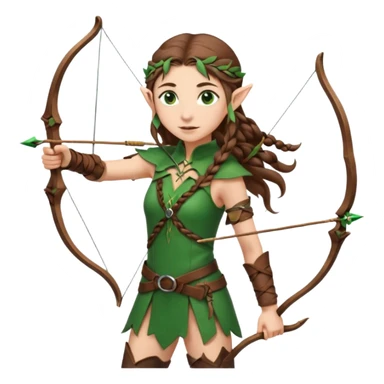 Elf Archer sticker