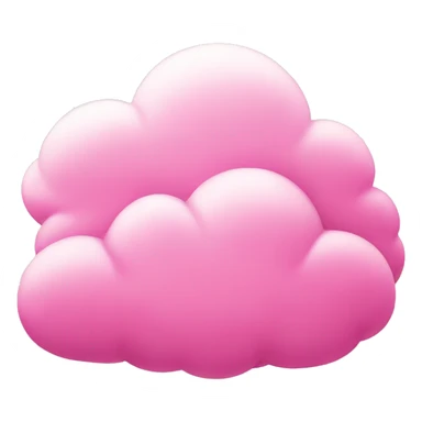 pink cloud  sticker