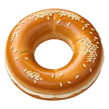 simit Turkish sesame bread ring sticker