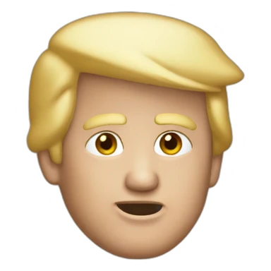 Donald trump with slip sticker