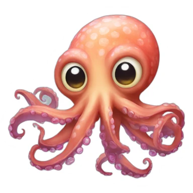 Fairy octopus sticker