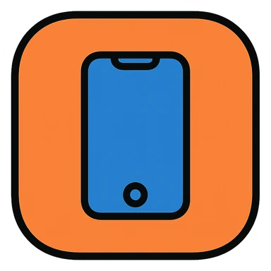 app icon, modern color icon style, minimal symbol in the center sticker