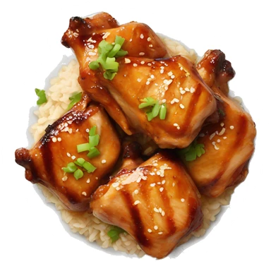 teriyaki chicken thighs sticker