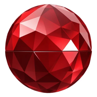 dark red disco ball sticker