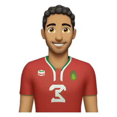 Hakimi morocco sticker