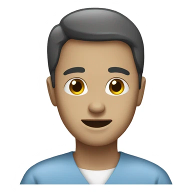 person in hospital sticker