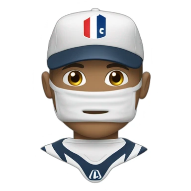 mbappé qui se gratte la tete sticker