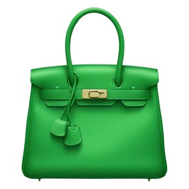 Green Hermes bag sticker