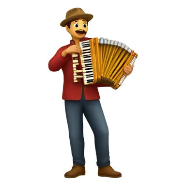 spanish dressed pan flute player sticker
