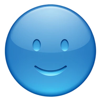 Pastille bleue avec une validation à l’intérieur sticker