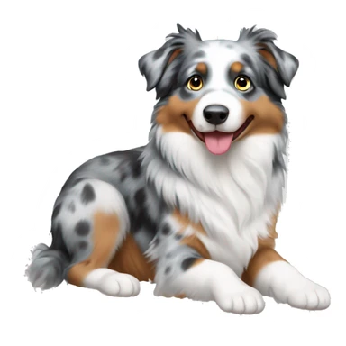 Blue Merle Australian shepherd  sticker