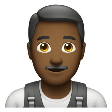 A man working in a field sticker