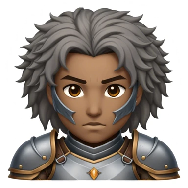 Cinematic Realistic WoW Human Warrior Portrait, depicted with chiseled, determined features and a battle-hardened visage. Clad in intricately detailed steel armor accented with rich leather in consistent hues of grey and bronze, his resolute eyes and natural hair exude unwavering courage. Rendered with lifelike texture and dramatic natural lighting, high shine, noble and valiant, capturing the essence of a legendary human champion of Azeroth. sticker