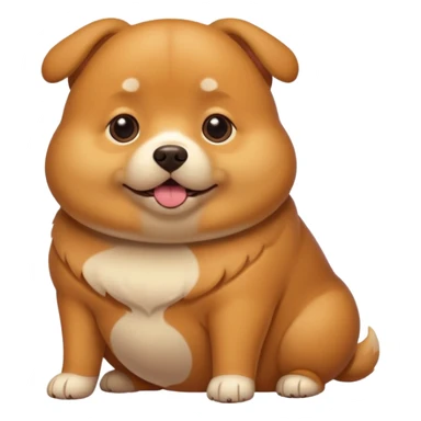 Cachorro caramelo gordo  sticker