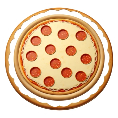 Saturn and pizza sticker