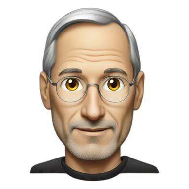 steve jobs in his 40s sticker
