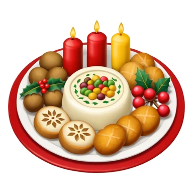 romanian christmas food sticker