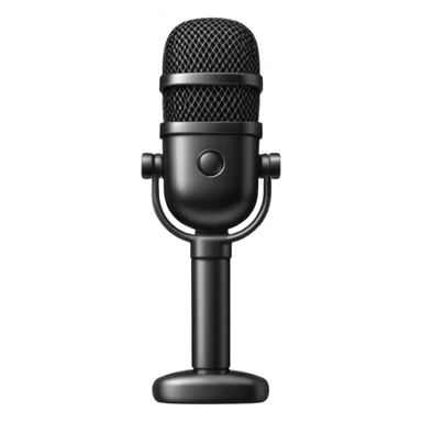 microfono de radio sticker