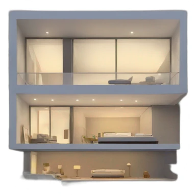 contemporary modern house sticker