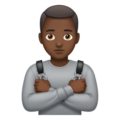 handcuffed person sticker