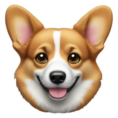 corgi with black back sticker