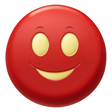 a babybel cheese with smile sticker