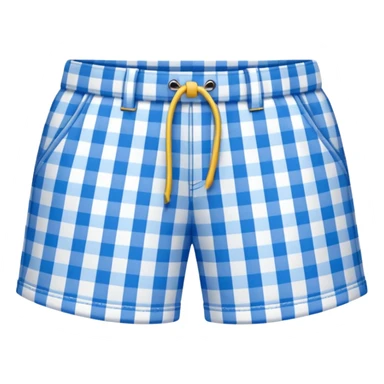 gingham shorts sticker